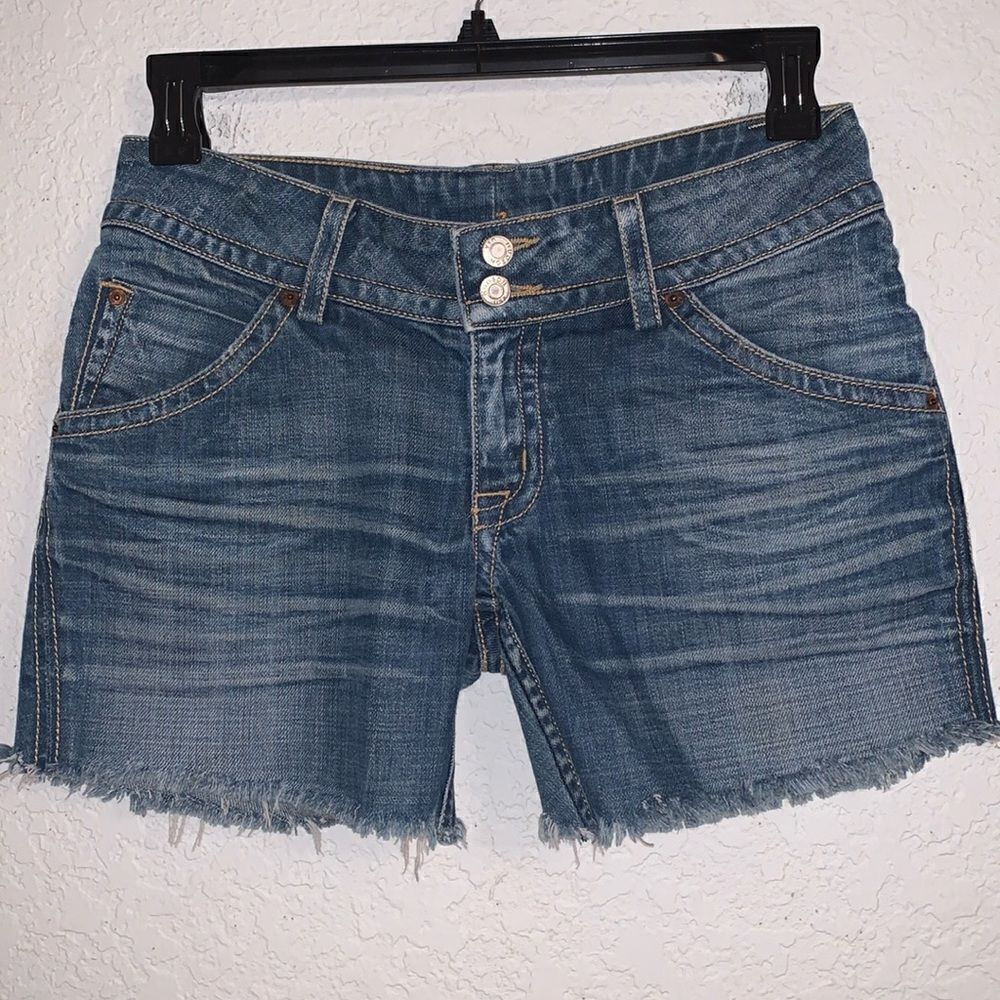 Hudson Jean Shorts Cut-Off Medium Wash Women’s Size 31